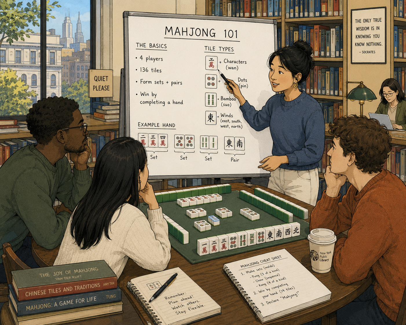 Mahjong comes to Scotch Plains Library with Friends’ Support